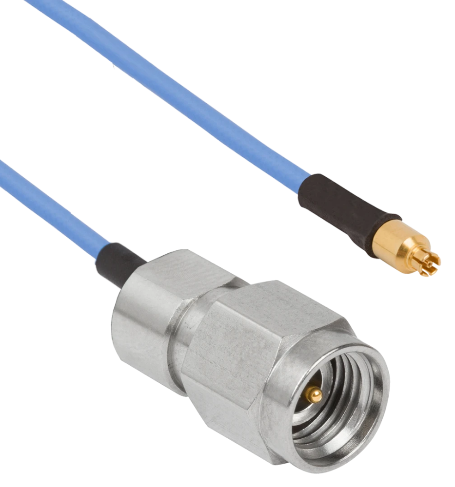 2.92mm Male to SMPS Female 250mm Cable Assembly for .047 Cable